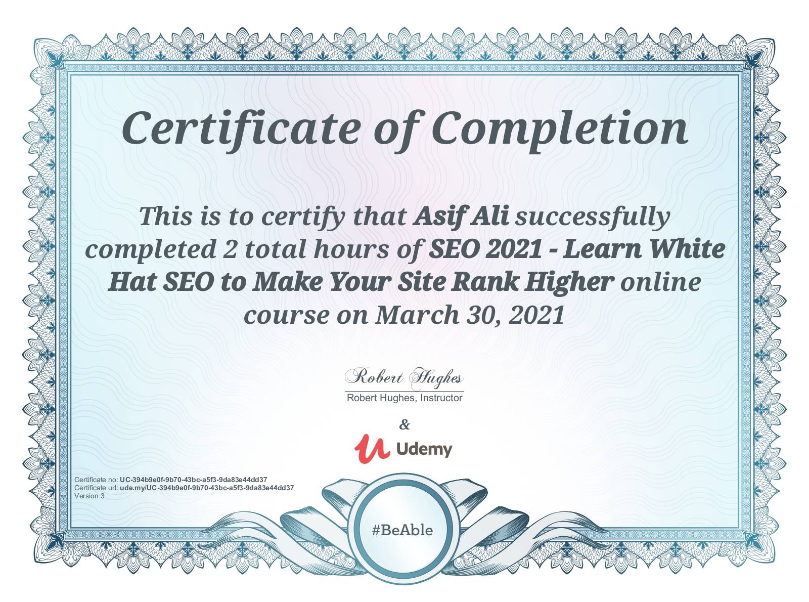 Data Studio Certificate